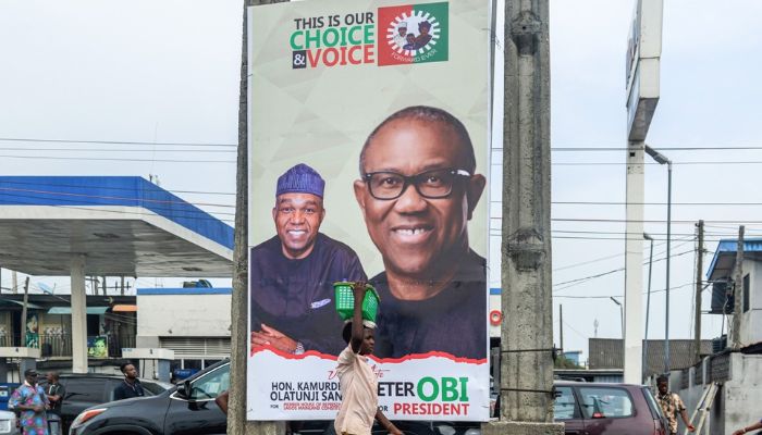 Labour Party & Peter Obi's campaign poster