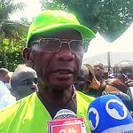 Segun Agbaje, INEC Resident Electoral Commissioner in Lagos, addresses newsmen (ChannelsTV)