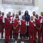 Students and teachers plus organisers