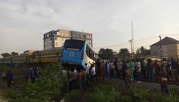 Train accident in Lagos