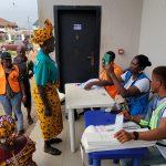 Voting ongoing at Ward 01 Ogbe Central Park, Oredo Local Government Area on Saturday in Benin City