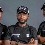 L-R: Opeyemi Adesina (CEO, Adesina Adedeji John), Samuel John (Chief Creative Officer, Adesina Adedeji John), Abiodun Adedeji (Chief Operating Officer, Adesina Adedeji John)