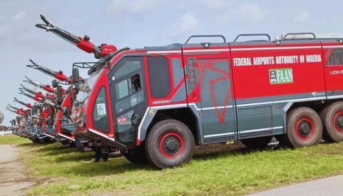 FAAN fire trucks
