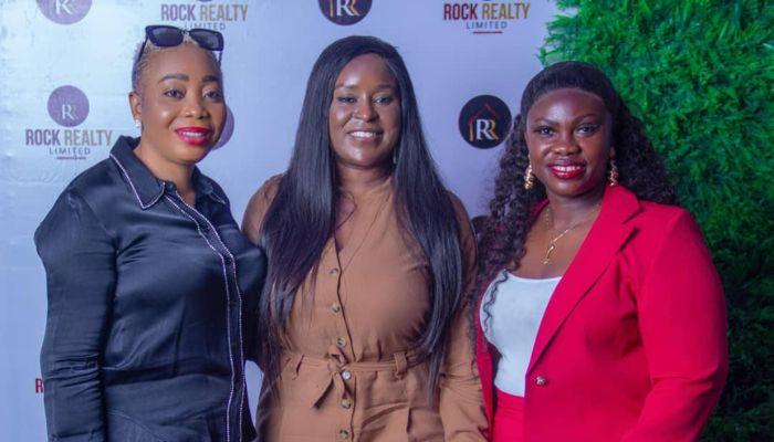 L-R: Ichechi Okonkwo, CEO Victoria Crest Homes; Ibukun Adebayo, CEO, Rock Realty Limited and Funke Kehinde, CEO Brilliant Concepts Realtors at Rock Realty RealEstate Masterclass in Lagos.