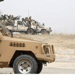 UN fighting vehicles in Nigeria