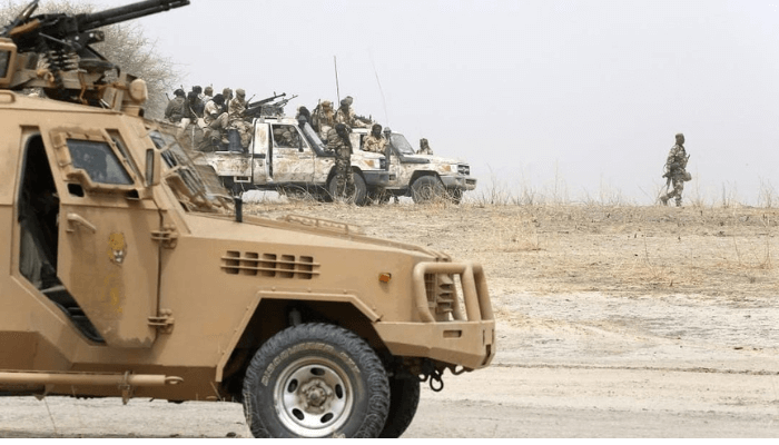 UN fighting vehicles in Nigeria