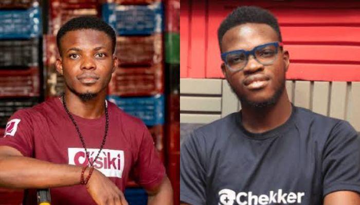 Babatunde Lawal, CEO of Aisiki, an agritech company & Emaye Victor, co-founder and CEO of Chekker, a digital health platform