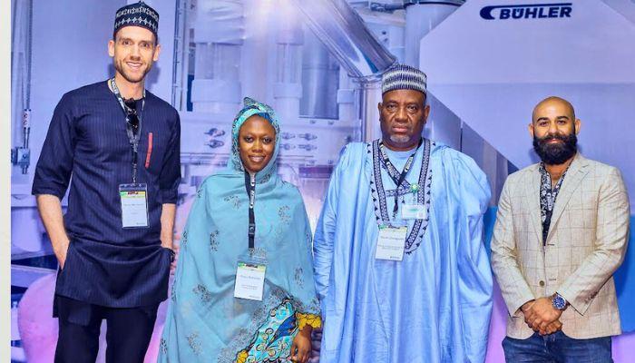 L-R: Manuel Murrenhoff, MD, Buhler Nigeria; Asiya Abdullah, MD/CEO, Asin Integrated Farms Limited; Munir Babba Danagundi, member, House of Representatives and ; Mustafa Rajab; COO, Famousa Group during a recent seminar in Kano organised by Buhler themed; 'Commodity Grains: Boosting Export, Feeding the Population’.