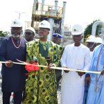 L-R: Managing Director, Transit Gas Nigeria Limited (TGNL), Bolaji Osunsanya; Managing Director, NNPC Gas Marketing Limited (NGML), HRM, Justin Ezeala; Executive Vice President, NNPC Gas and Power & New Energy Division, Engr. AbdulKabir Ahmed; Executive Governor, Ogun State, Prince Dr. Dapo Abiodun (MFR); and the Liken of Ibefun, HRM, Oba Gideon Adetoye during the commissioning of Ibefun Natural Gas City-Gate, a joint venture partnership between TGNL and NGML, in Ibefun Ogun State, on Tuesday, May 9, 2023.