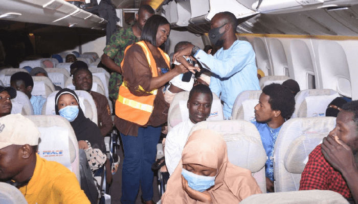 Nigerians evacuates from Sudan