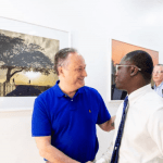 Paul Ninson and Kamala Harris