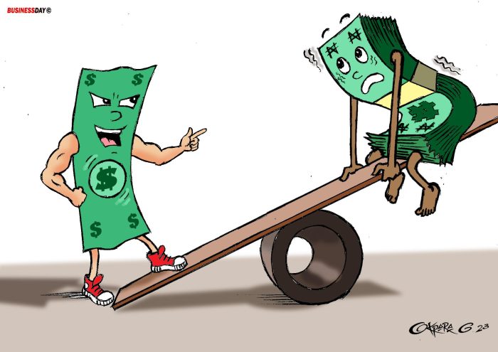 naira loses half of its value