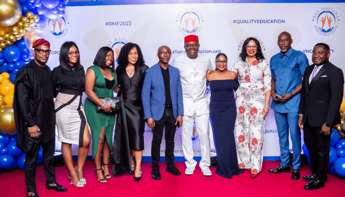 Dignitaries at Rex Mafiana Foundation launch in Lagos recently