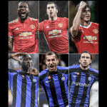 Romelu Lukaku, Henrikh Mkhitaryan and Matteo Darmian