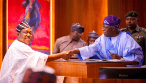 Bola Tinubu and George Akume