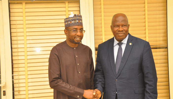 Kashifu Abdullahi and Sunday Thomas