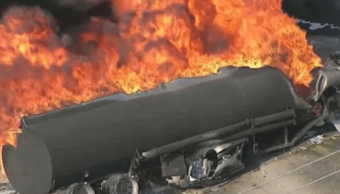 tanker explosion