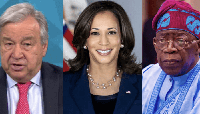 Harris, Guterres and Tinubu