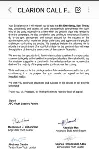 APC letter