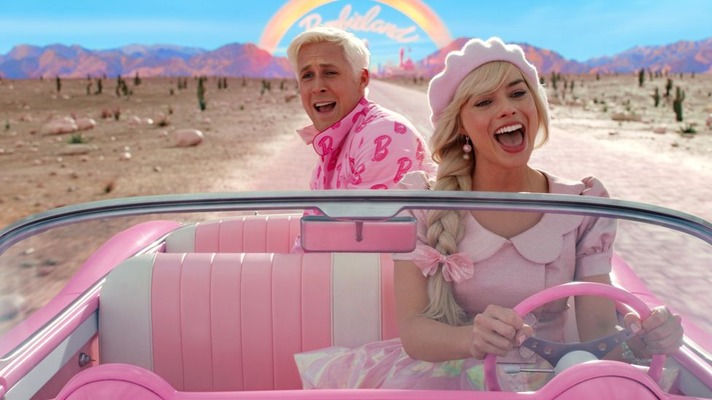 barbie girl in a car