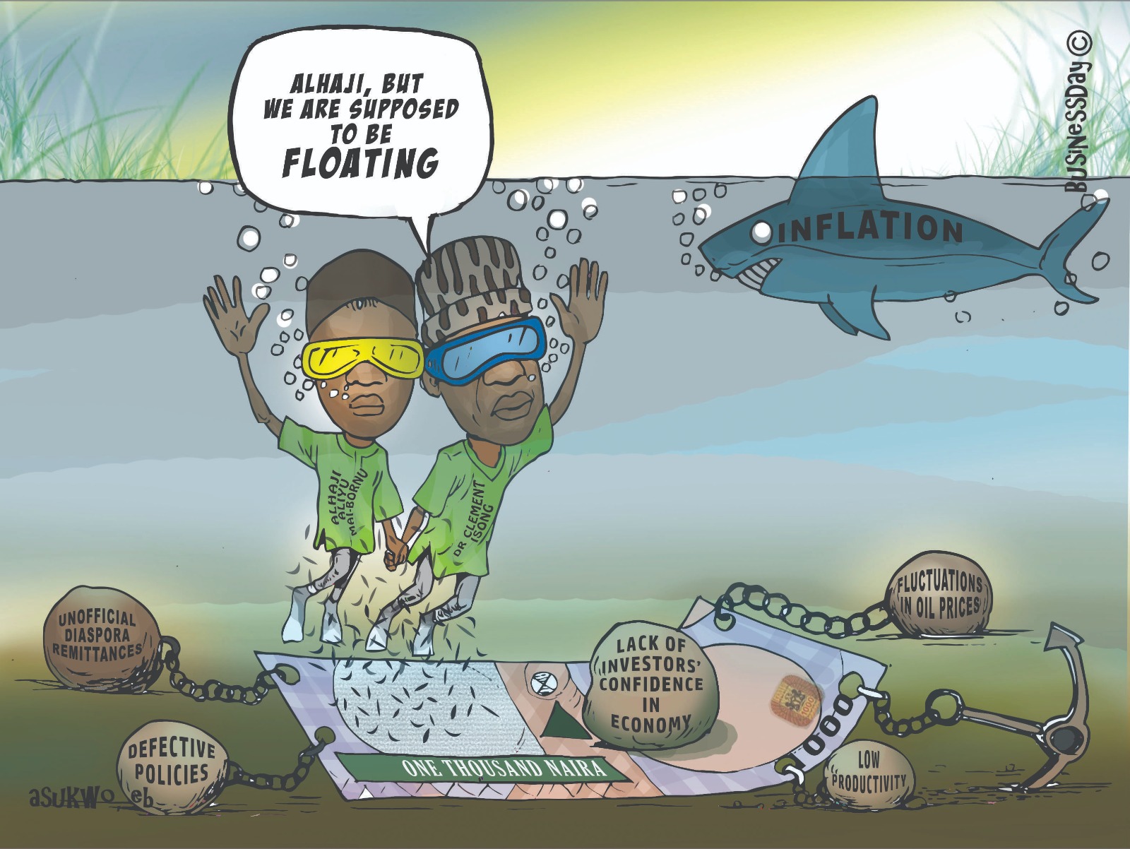 Naira hits record low