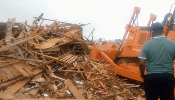 demolished houses in Akwa Ibom