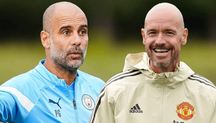 Guardiola and Ten Hag
