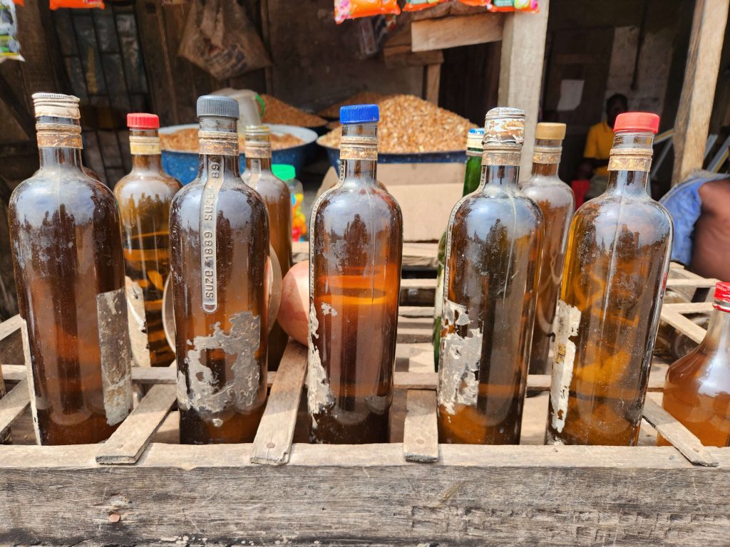  Fuel is sold in bottles of 1 litre each at N1,000 against about N600 at filling stations Photo by: Caleb Ojewale