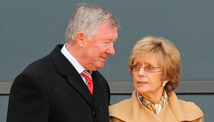 Sir Alex Fergusson and Cathy [Goal.com]