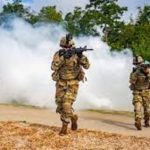 american troops in action