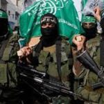 hamas soldiers pose for a picture