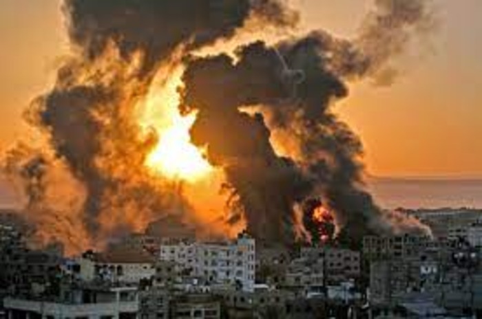 explosion in gaza