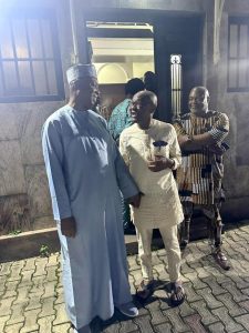 wike and saraki take a picture together