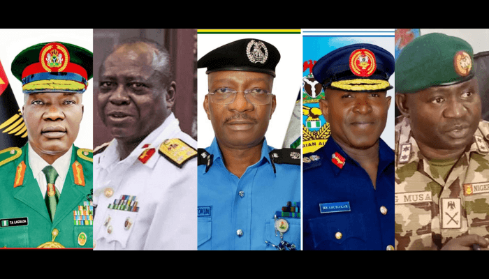 Nigeria service chiefs