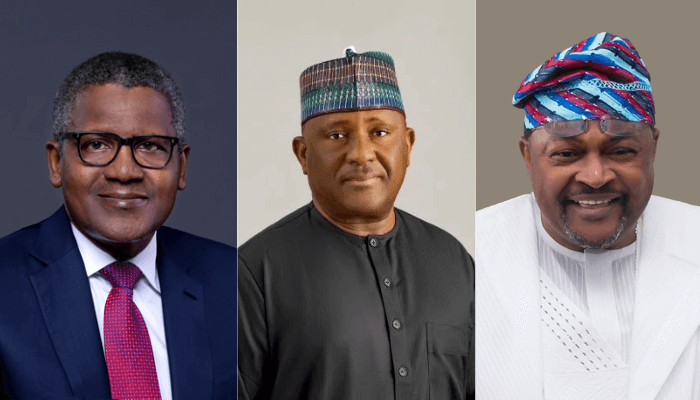 Dangote,Rabiu and Adenuga