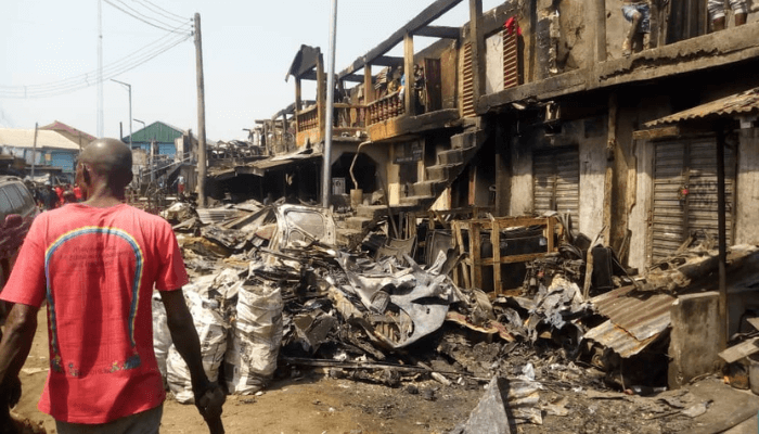 fire outbreak in Abia state