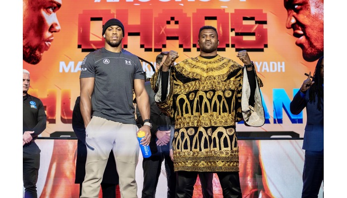 Anthony Joshua eyes heavyweight title ahead of Ngannou showdown