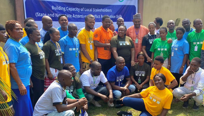 Climate Change community activists and champions in Ogoni