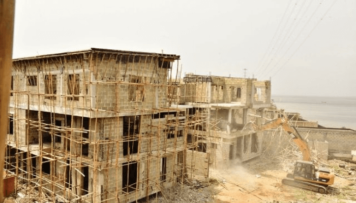 Lagos illegal buildings