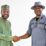 Mohammed Belo-Koko, managing director of NPA & Adewale Adeniyi, comptroller general of the NCS,