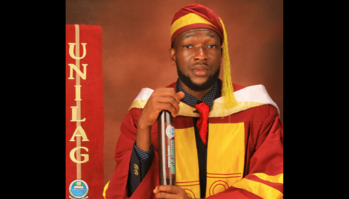 Olabode Ojo, Unilag first-class graduate with perfect CGPA of 5.005.00