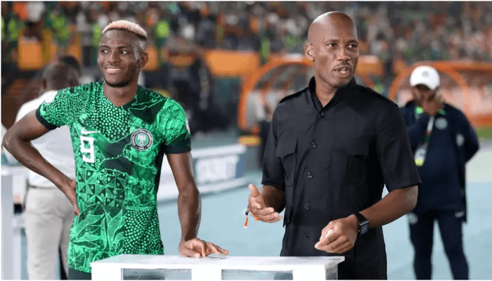 Osimhen and Drogba