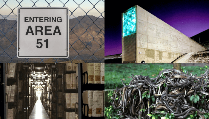 Forbidden places on Earth