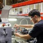 A man in Germany working