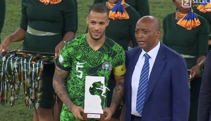AFCON: Troost-Ekong wins Best Player Award