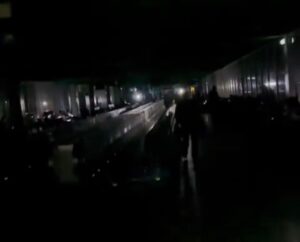 darkness in MM 11 airport, Lagos