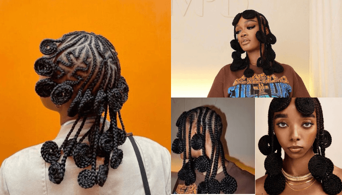 Fulani swirl braids