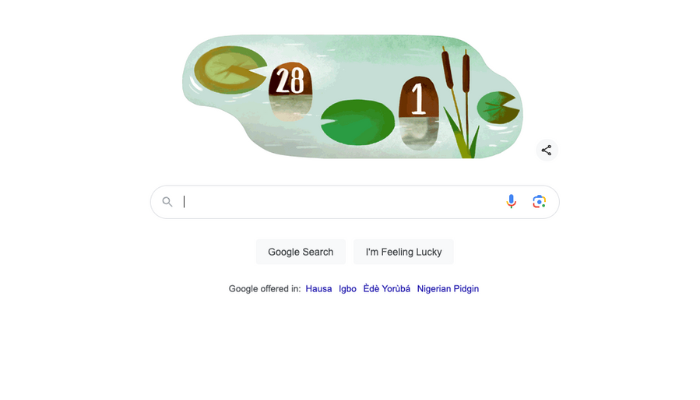 Google Leap year doodle