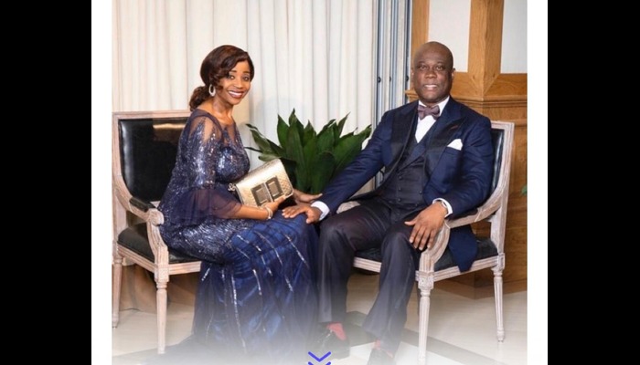 Herbert Wigwe and his wife