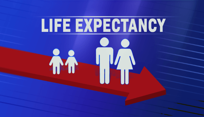 Nigeria's life expectancy